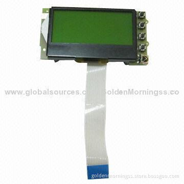 128x64 Dots COG LCD Display Module, STN Positive, FPC Connector